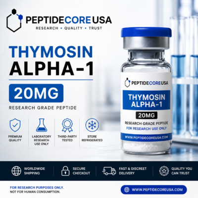 Thymosin Alpha-1 20mg Research Peptide by PeptideCore