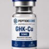 GHK-Cu 50mg copper peptide research vial by Peptide Core USA lyophilized powder