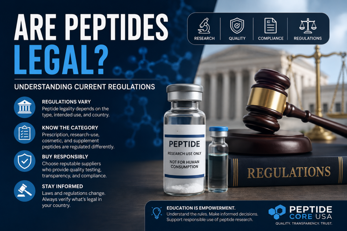 peptide regulations and responsible use guide